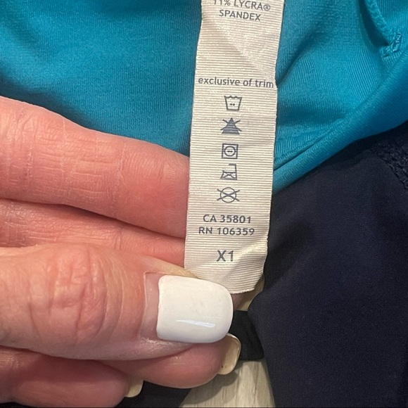 LULULEMON Blue Athletic Running Shorts Brief Lined Size 6 - Picture 6 of 12